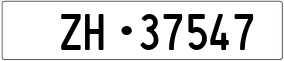 Truck License Plate